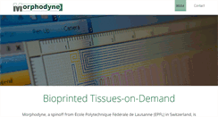 Desktop Screenshot of morphodyne.com